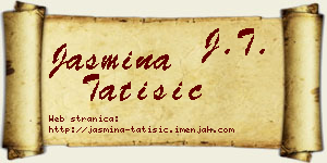Jasmina Tatišić vizit kartica
